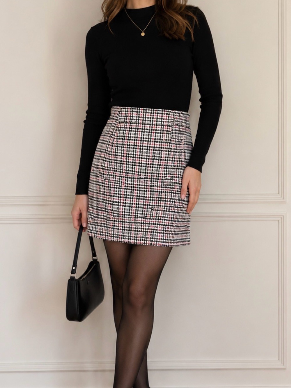 Michael Kors plaid pattern Skirt